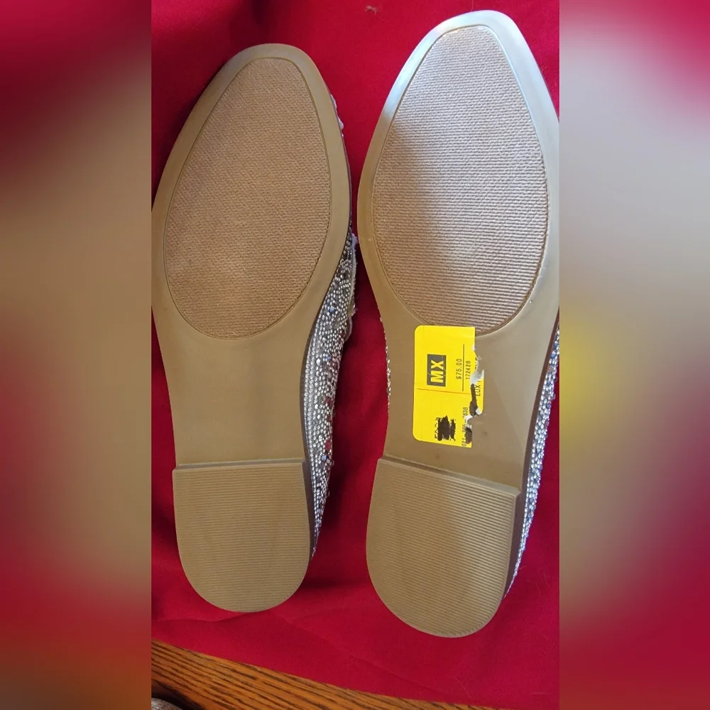 Juicy Couture Caviar Rhinestone Loafers-NWT-9 - Picture 7 of 7